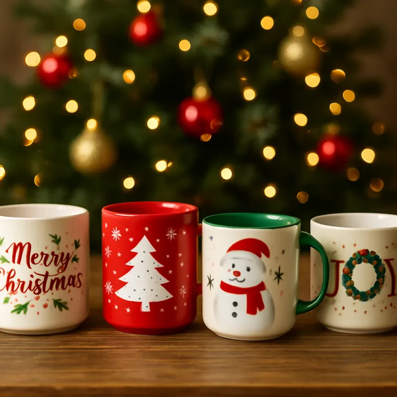 Discover joyful mugs that bring festive cheer to your holiday sips