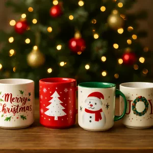 Discover joyful mugs that bring festive cheer to your holiday sips