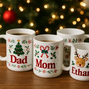 Make every sip special with custom mugs for your holiday cheer