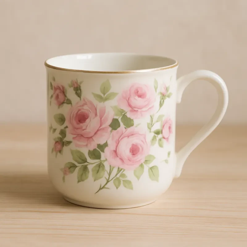 Beautiful and delicate mug that adds a touch of elegance to your daily coffee routine