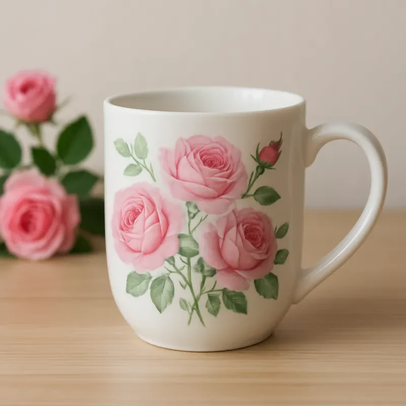 Discover the beauty and charm of this lovely mug for your daily coffee moments