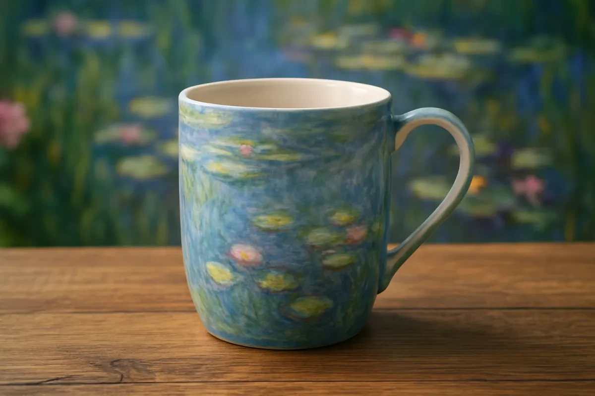 Enjoy Artful Sips with Monet Nympheas Mug