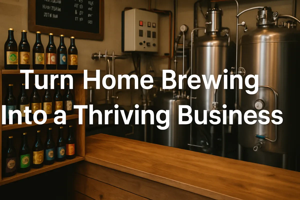 Turn Home Brewing Into a Thriving Business
