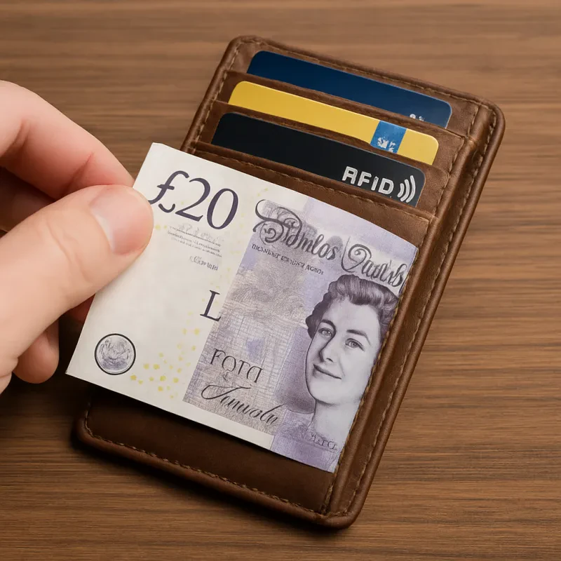 Say goodbye to bulky wallets and keep your cash and cards safe and organized