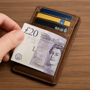 Say goodbye to bulky wallets and keep your cash and cards safe and organized