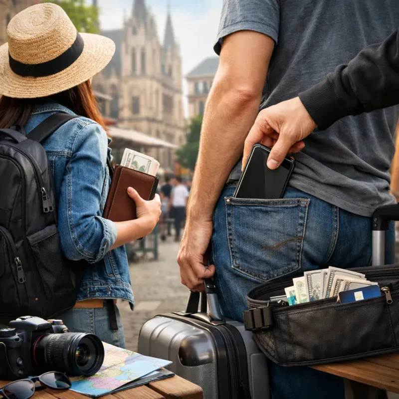 Simple ways to keep your belongings safe while traveling