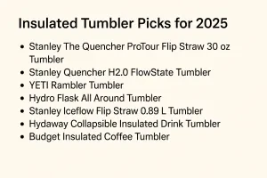 Expert Reviews of Stanley, Yeti, Owala & More - Find Your Perfect Tumbler