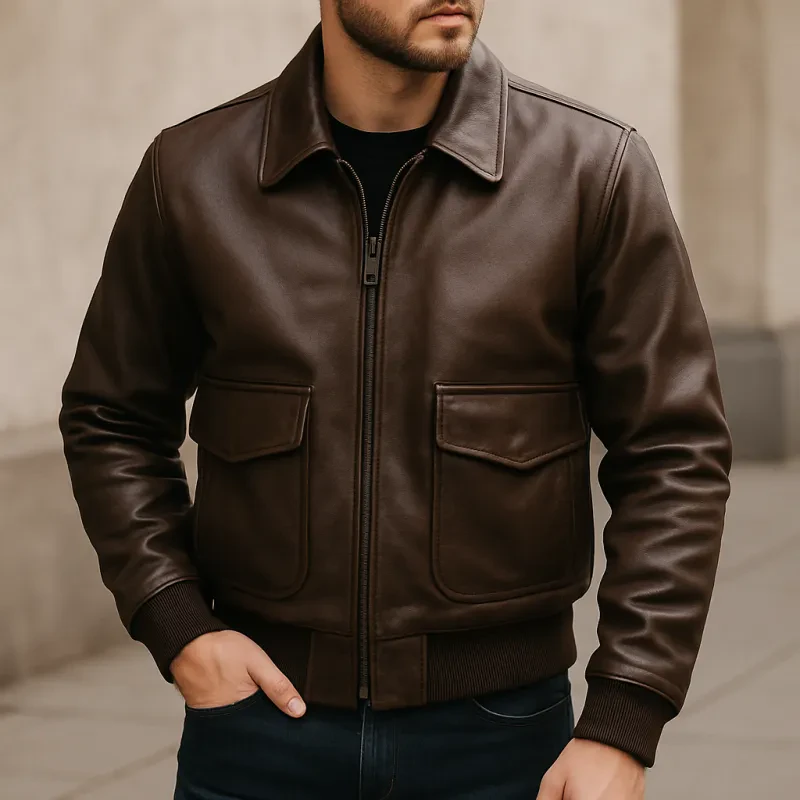 Find Your Perfect Everyday Look with a Stylish Leather Bomber Jacket