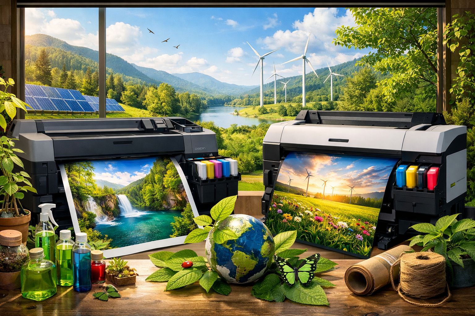 Top Large Format Printers With Eco-Friendly Ink Options In The UK