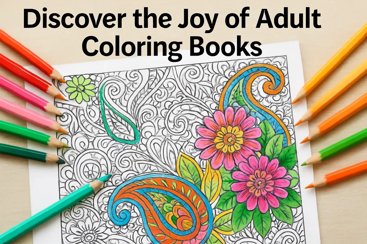 Discover the Joy of Adult Coloring Books