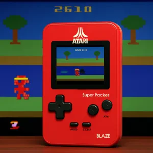 Discover retro gaming on the go with the Blaze Evercade Super Pocket