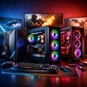 Find the perfect gaming desktop that fits your style and needs