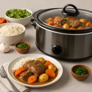 Simple and tasty dishes made easy with a 7 quart slow cooker