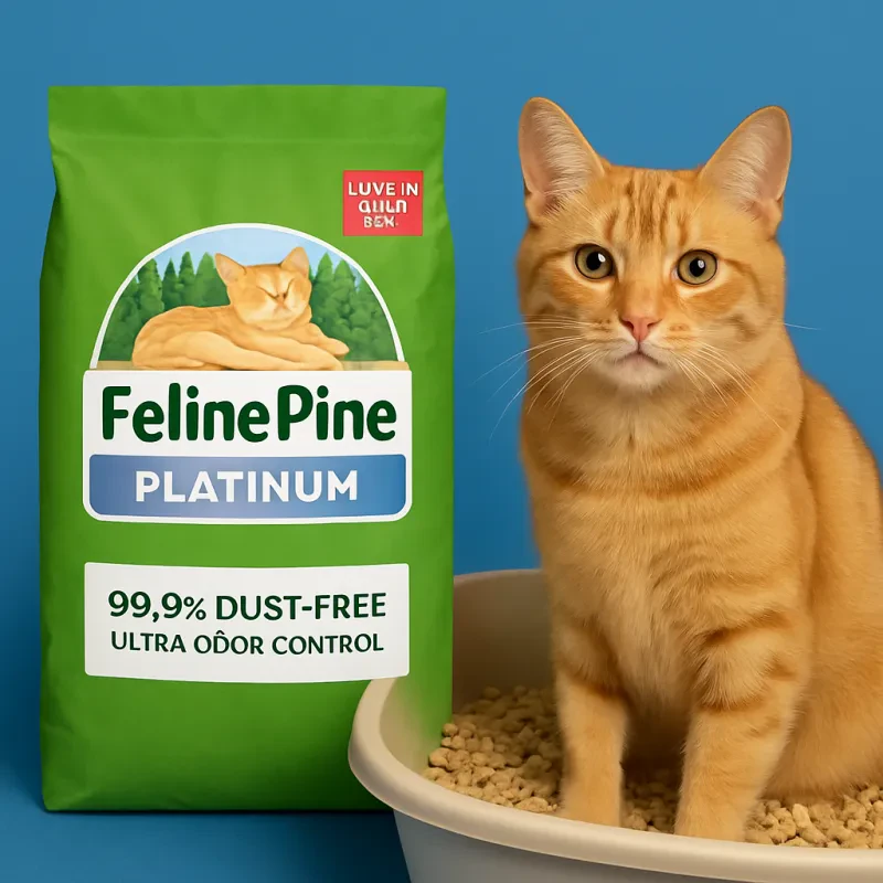 Natural and low dust for a fresh and clean litter box experience