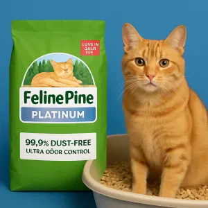 Natural and low dust for a fresh and clean litter box experience