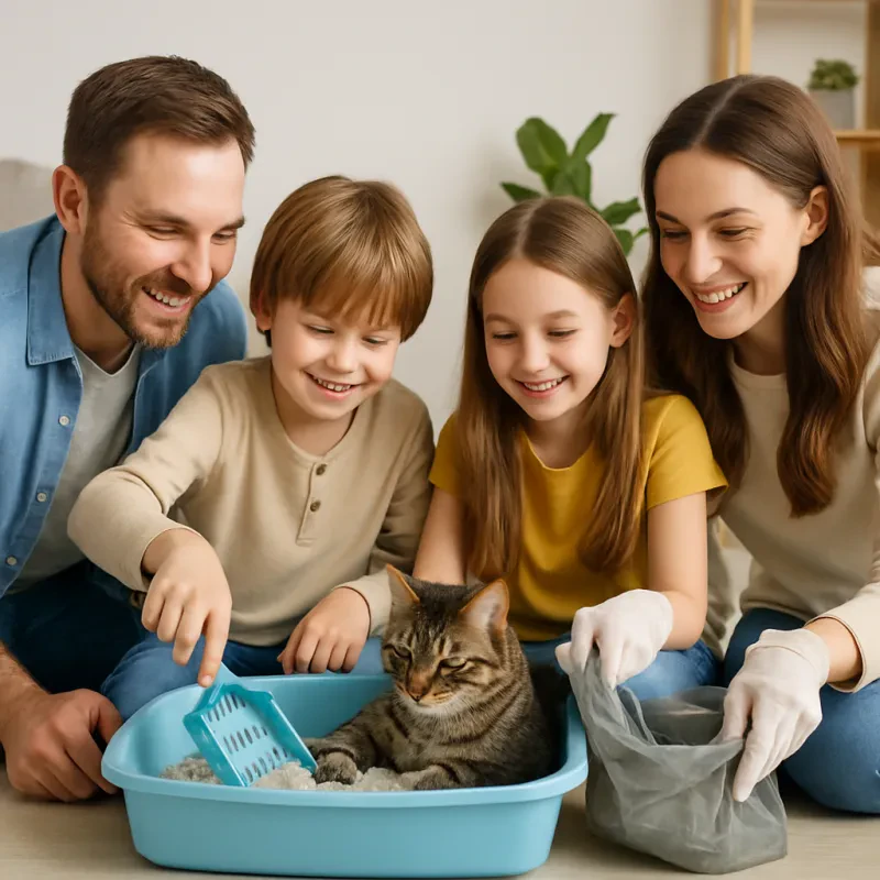 Get Everyone on Board for a Cleaner Home and Happier Cats