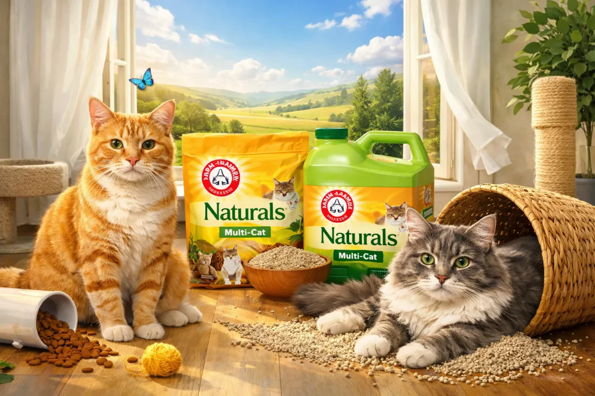 Tackle Cat Mess with ARM & HAMMER Naturals