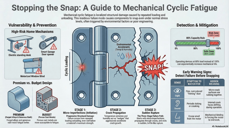 Why Cyclic Fatigue Causes Metal and Components to Snap