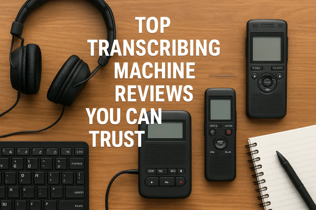 Top Transcribing Machine Reviews You Can Trust