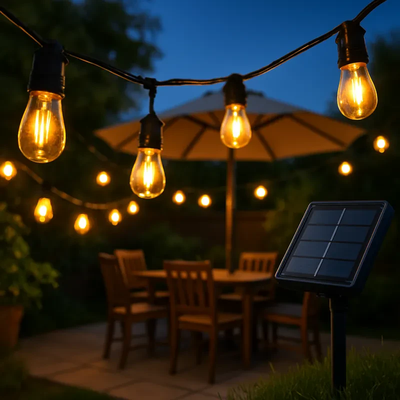 Light up your outdoor space and enjoy cozy nights outdoors