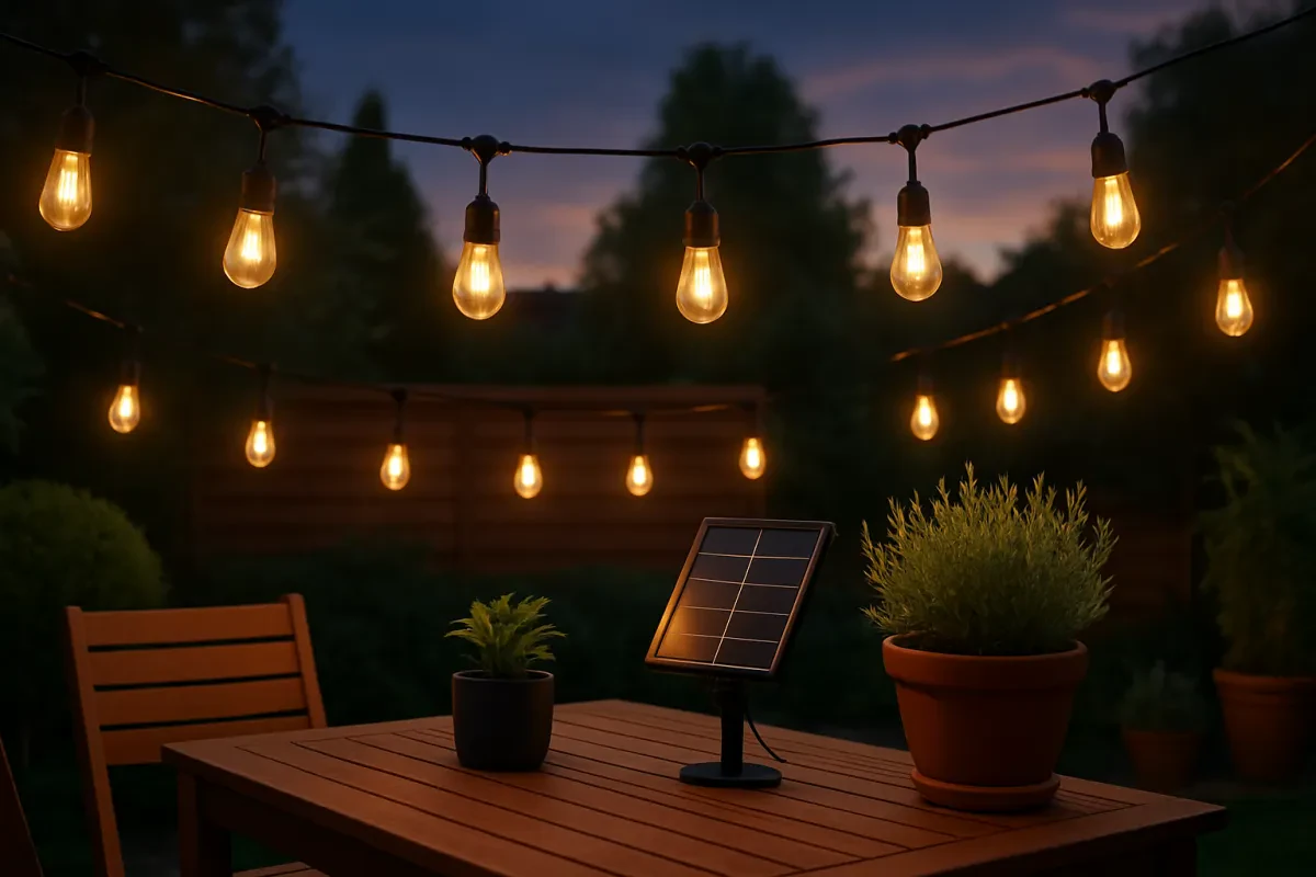 Brighten Your Evenings with Solar Patio String Lights