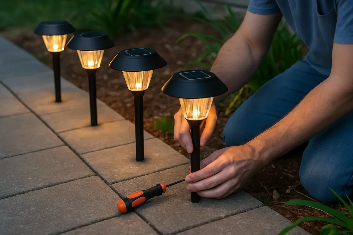 Easy Steps for Installation Of Solar Lights In Patio