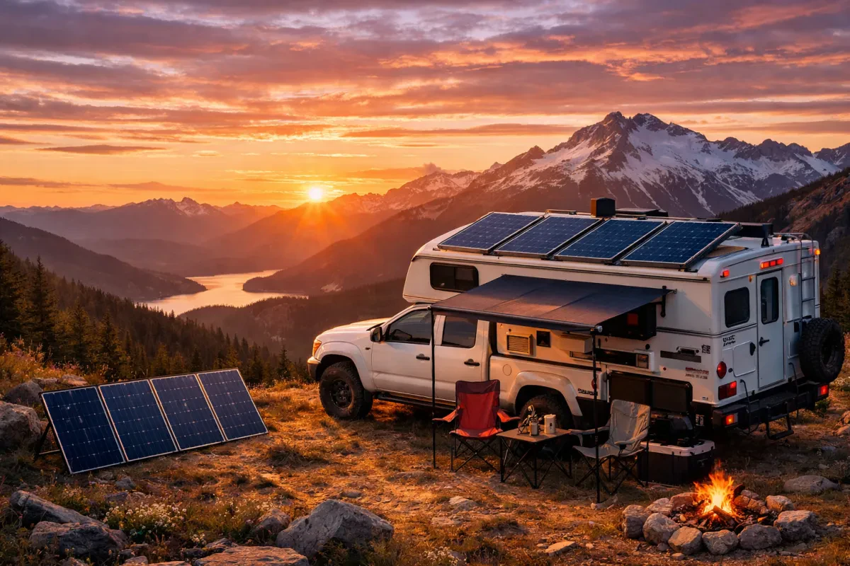 Best Truck Camper Solar Panels For Off Grid Living