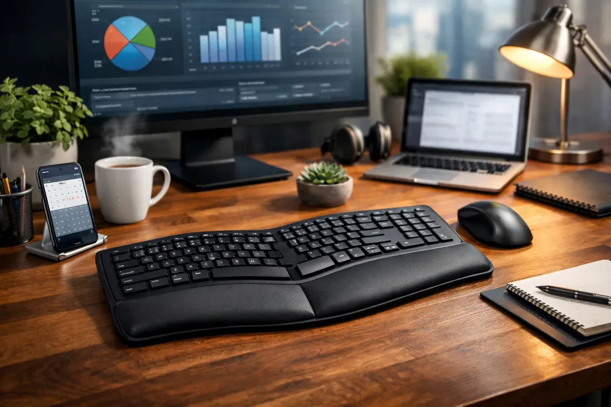 Upgrade Your Workspace with Wireless Ergonomic Membrane Keyboards For Office Use