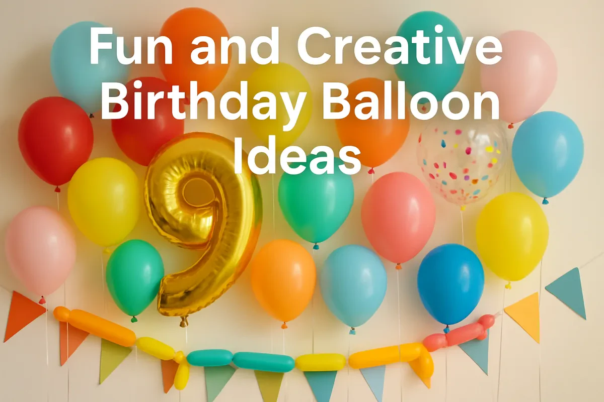 Fun and Creative Birthday Balloon Ideas