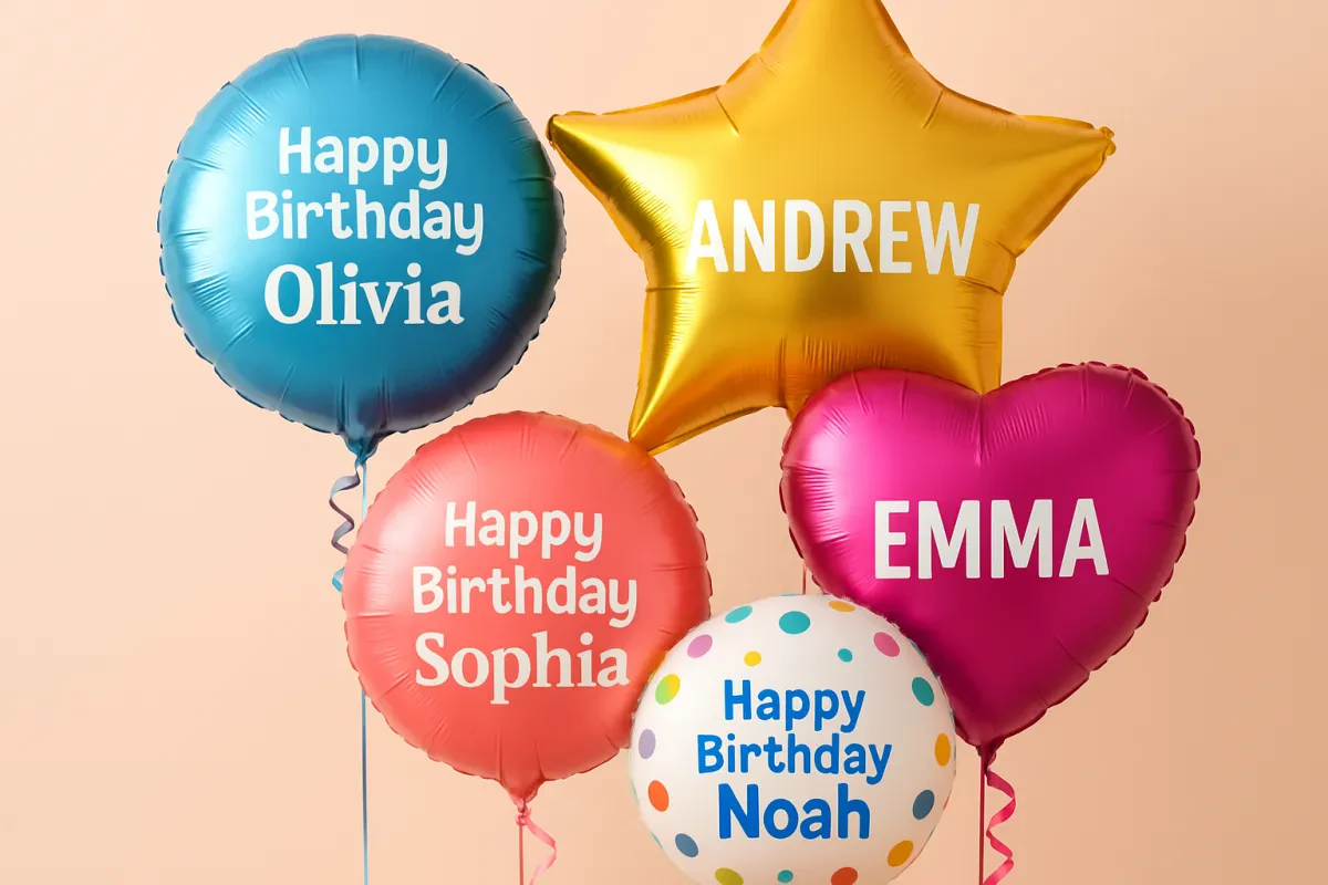 Personalized Birthday Balloons for Unique Celebrations