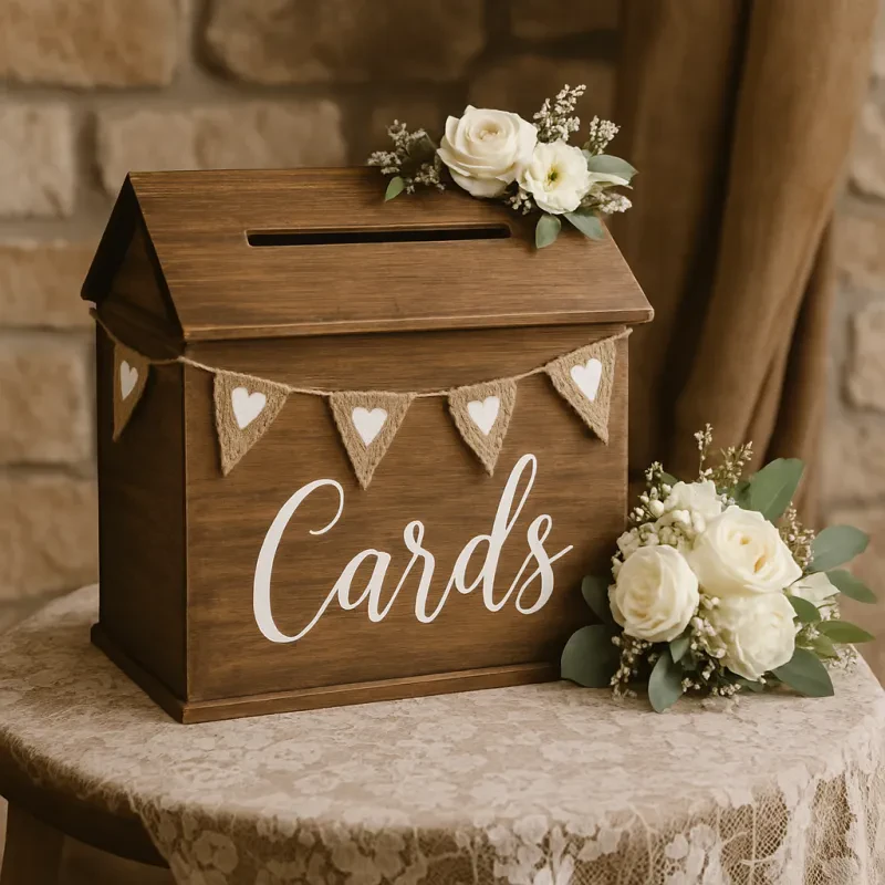 Discover the perfect blend of charm and practicality for collecting heartfelt wishes on your special day