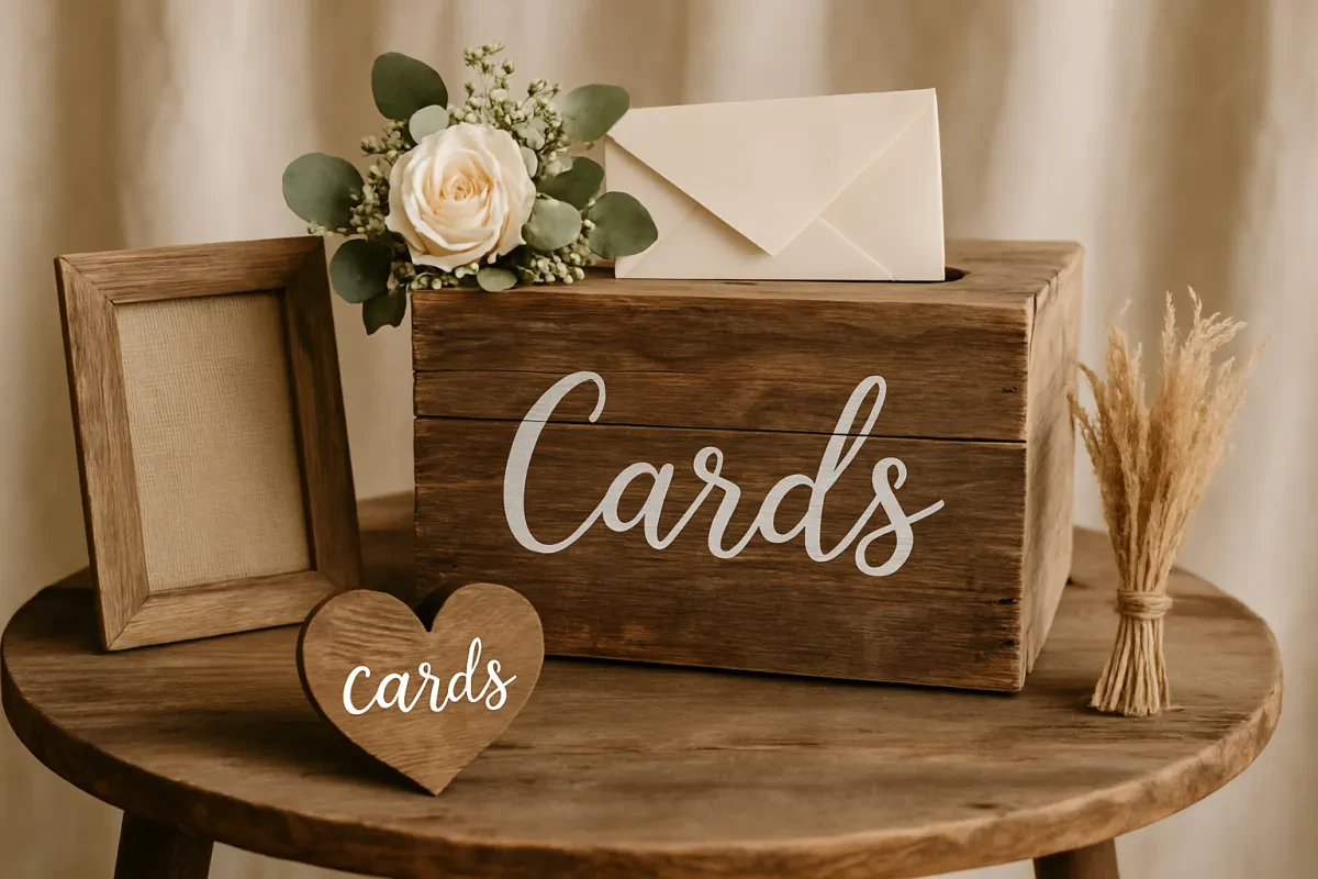 Charming Rustic Wedding Card Boxes for Your Big Day