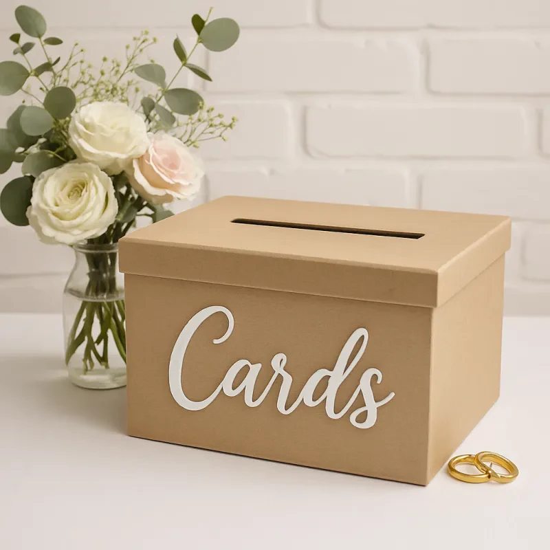 Affordable wedding card boxes that won’t break the bank