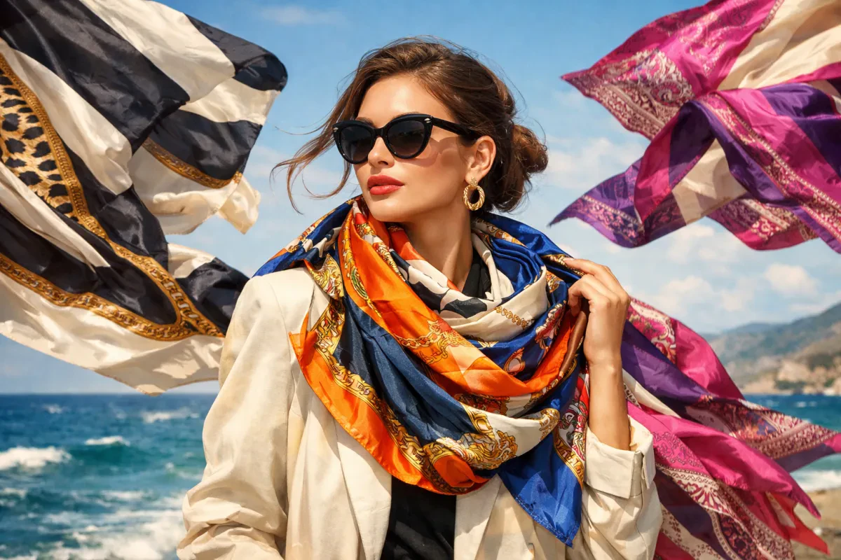 Style Tips for Oversized Silk Scarves
