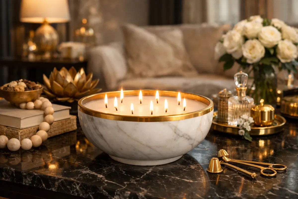 Elevate Your Space with Luxury Scented Candle Bowls For Home Decor
