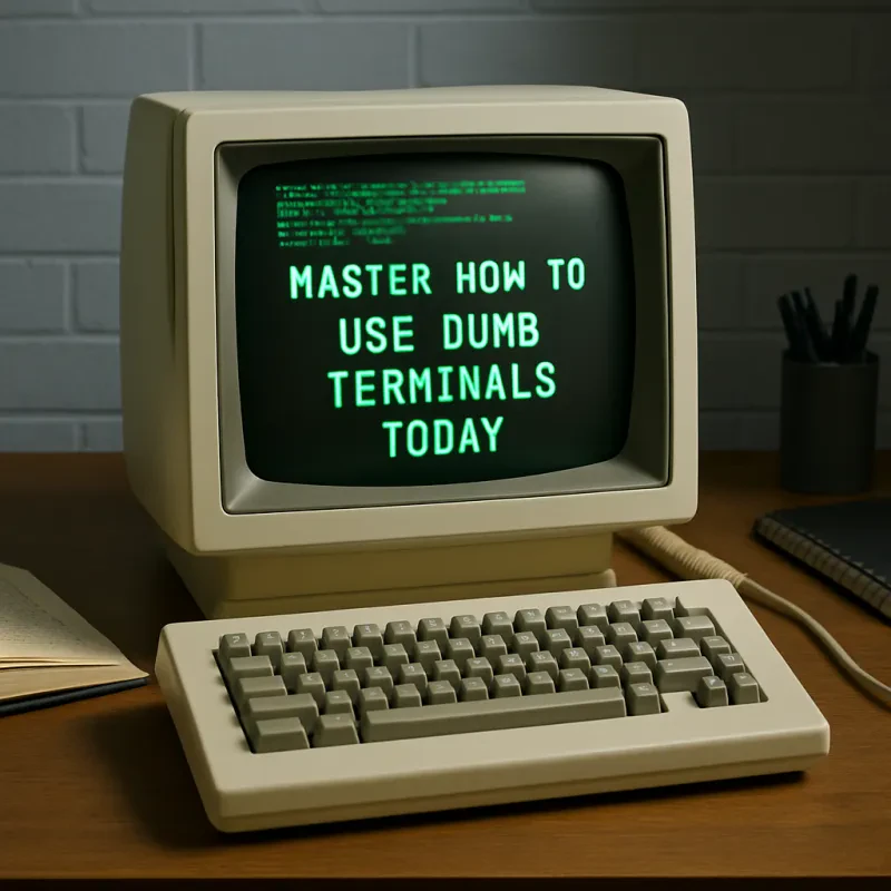Unlock the secrets to using dumb terminals like a pro