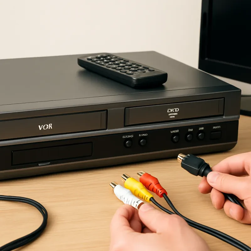 Simple steps to get your DVD VCR combo up and running