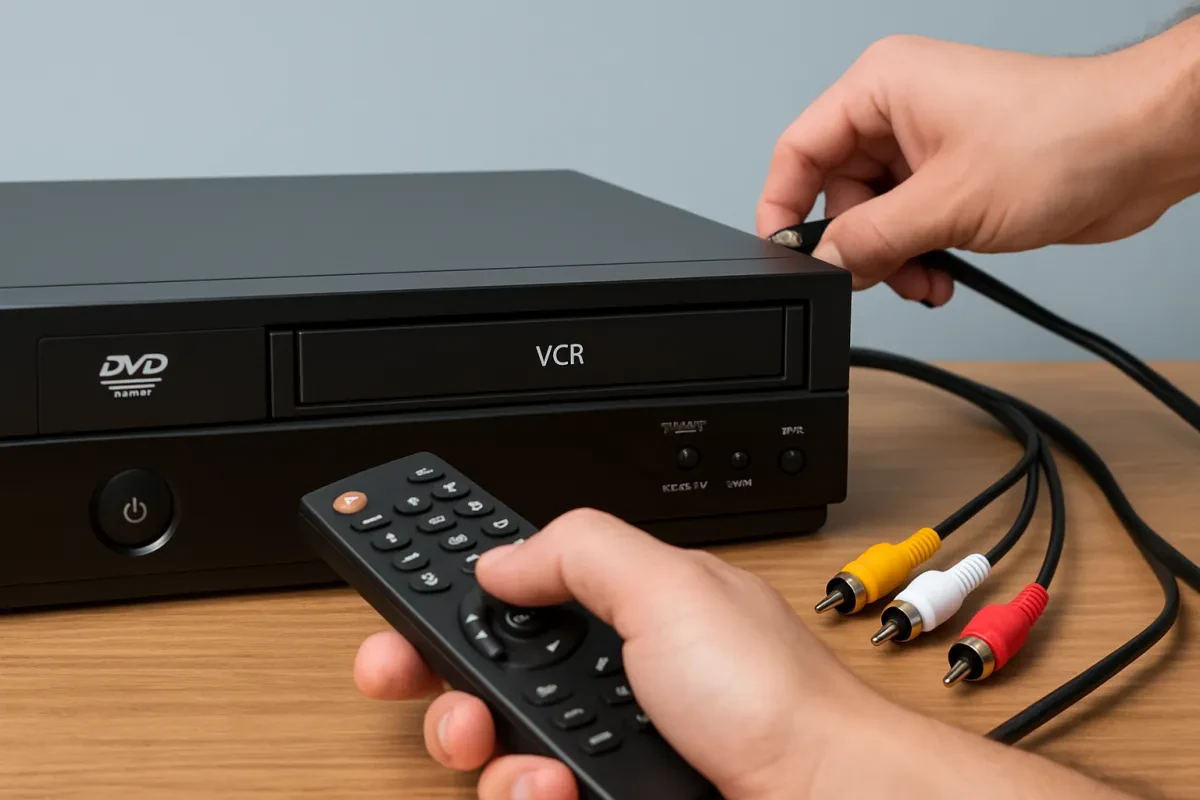 Easy DVD VCR Combo Setup Guide