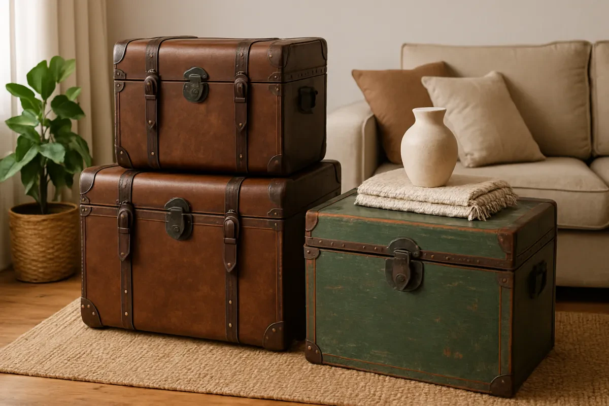 Charming Vintage Storage Trunks for Your Home