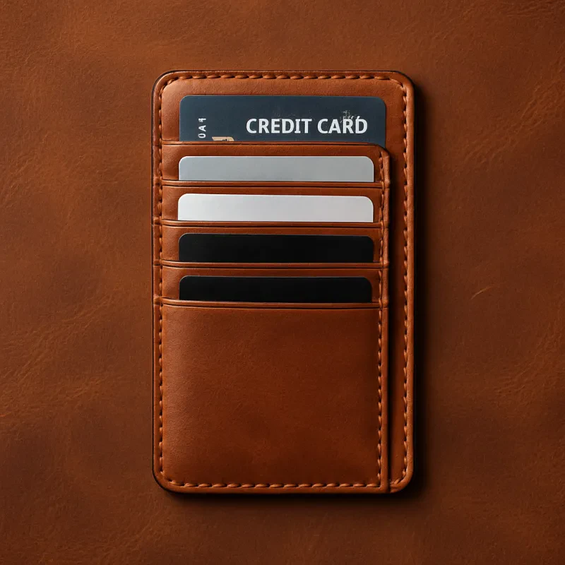 Discover trendy and tough leather credit card cases that fit your lifestyle