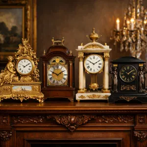 Discover the timeless charm and unique designs of antique mantel clocks