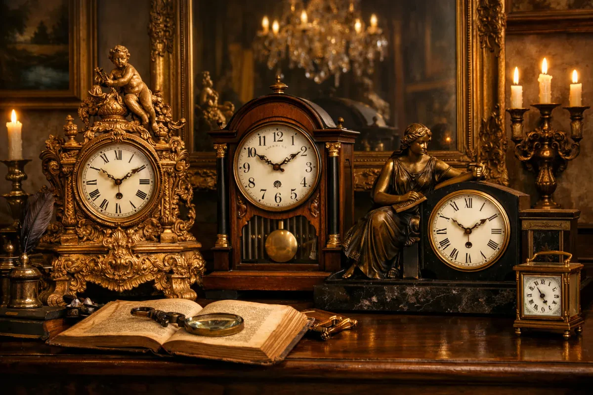 Explore Antique Mantel Clock Styles Today