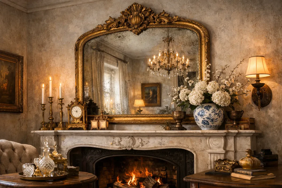 Tips for Decorating With Antique Mantel Mirrors