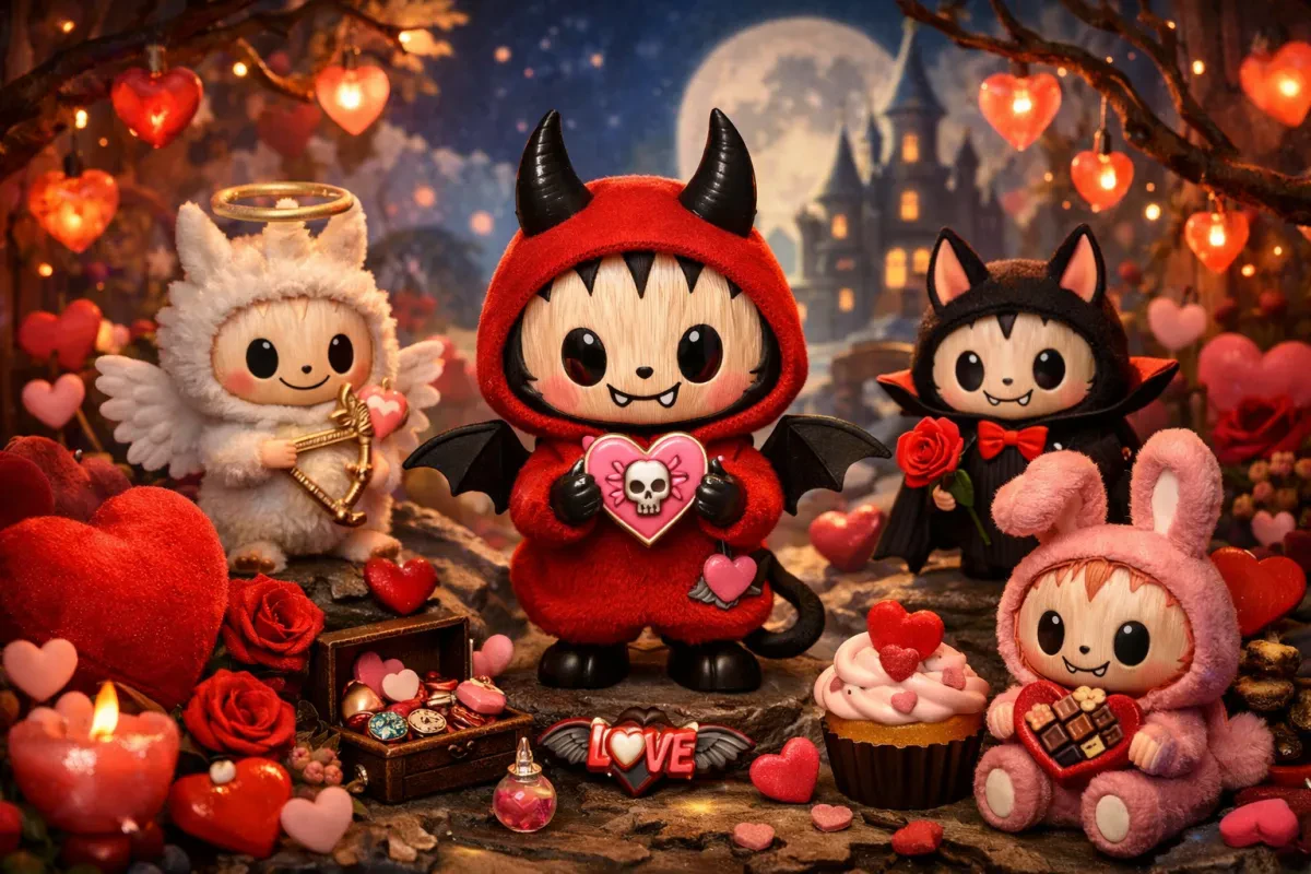 POP MART The Monster Pin for Love Series Mini Labubu Doll Review