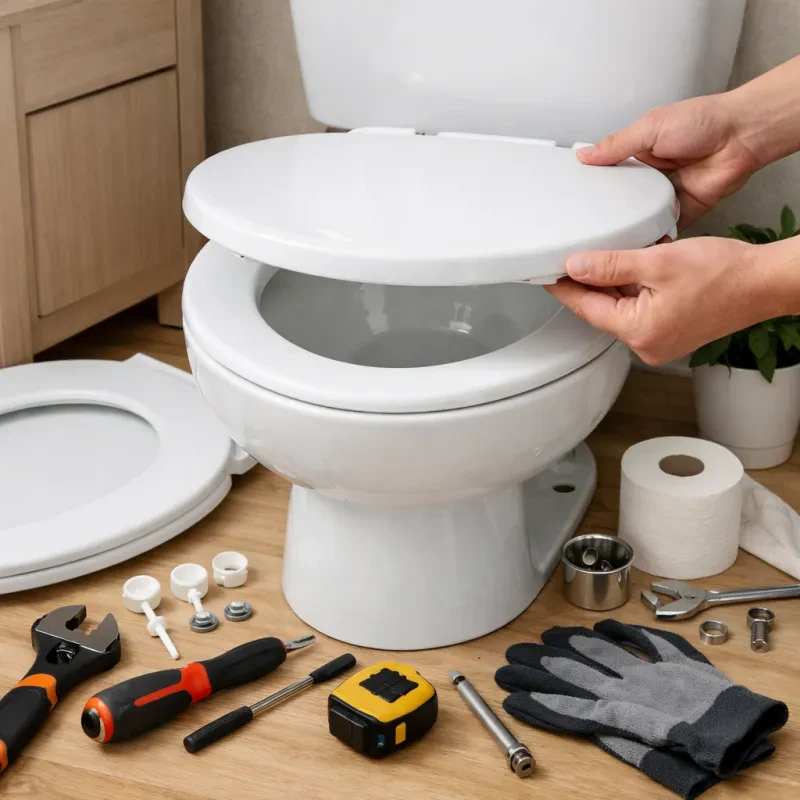 Simple steps for swapping out your toilet seat like a pro