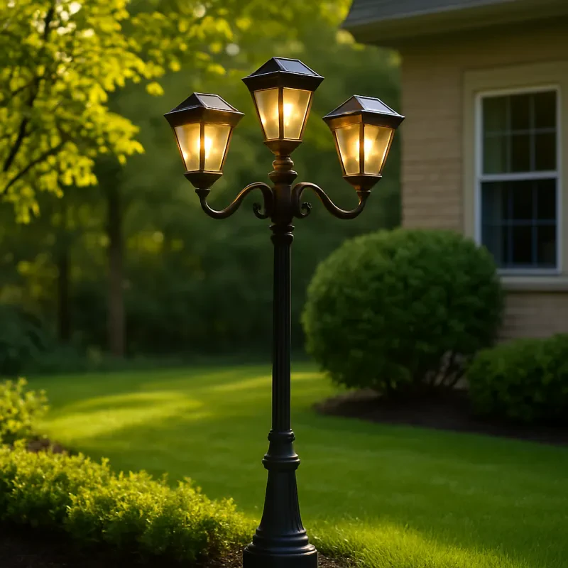 Light up your yard with eco-friendly charm and style