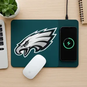 Stay charged while showing off your Eagles pride in your workspace