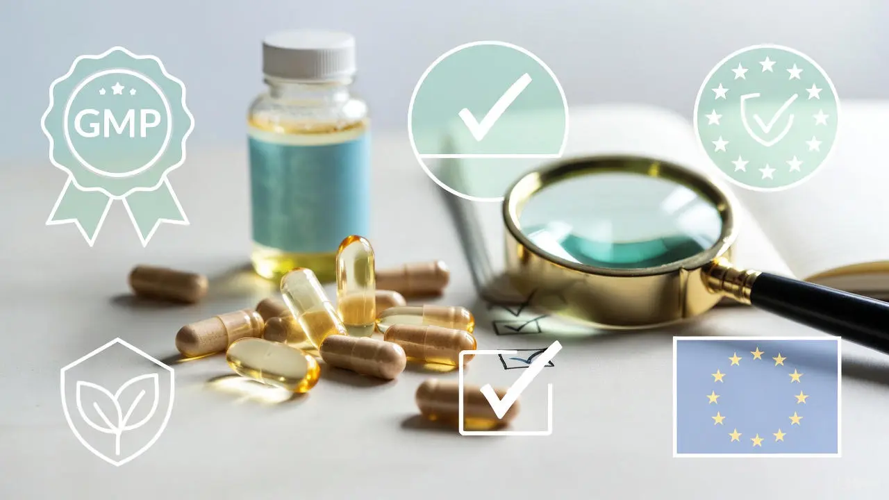 Hochwertige Nahrungserg&auml;nzungsmittel mit GMP-Zertifizierung und EU-Qualit&auml;tsstandard.