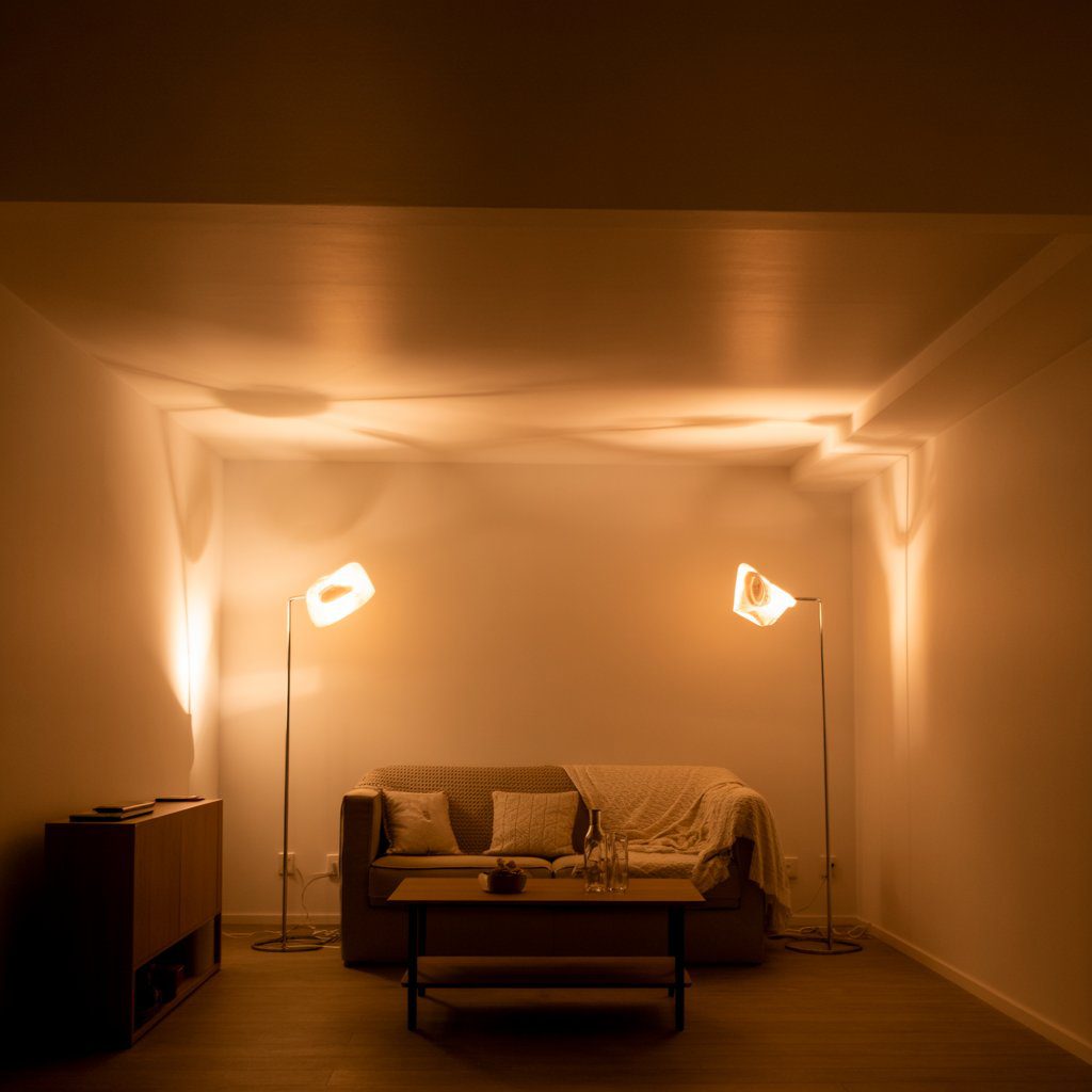 living room lighting ideas no overhead