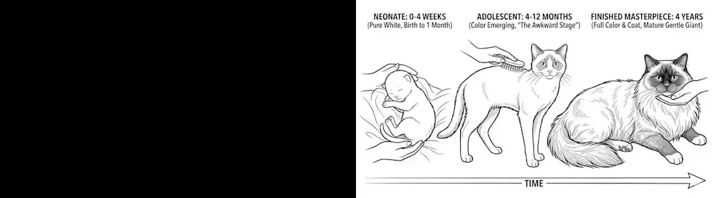 Ragdoll Cat: From Snowy White to Sapphire Skies